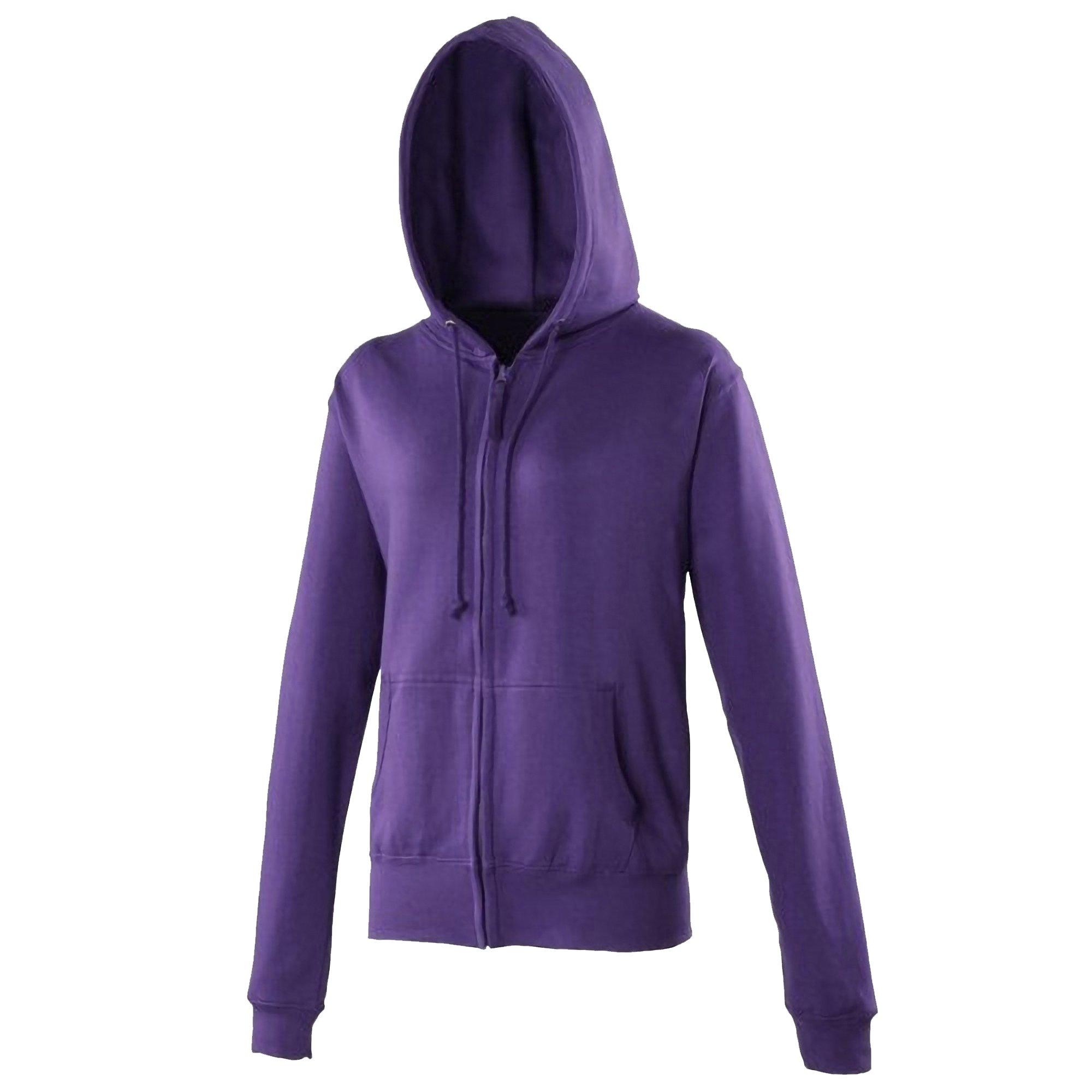 Image of Girlie-kapuzenpulli Hoodie Zoodie Damen Lila XS