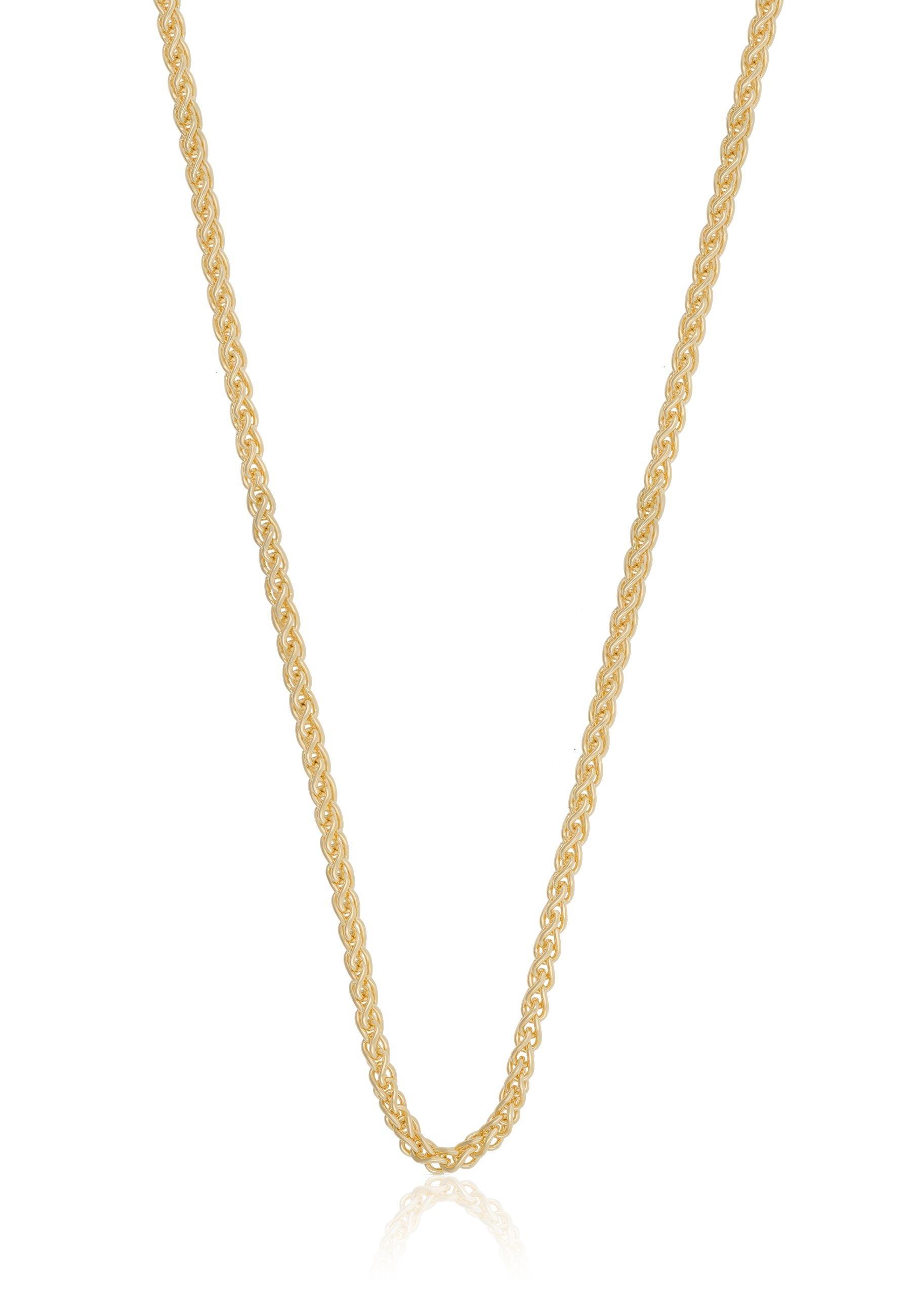 Image of Collier Zopf Gelbgold 750, 2.15mm, 40cm Damen Gelbgold 40cm