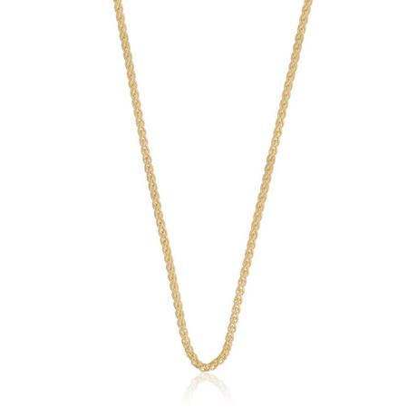 MUAU Schmuck  Collier Zopf Gelbgold 750, 2.15mm, 40cm 