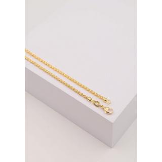 MUAU Schmuck  Collier Zopf Gelbgold 750, 2.15mm, 40cm 