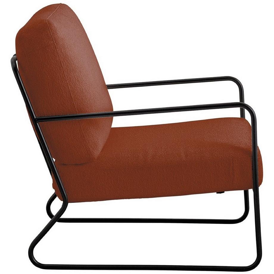 Blanc d'Ivoire Sessel Gaspard abziehbar Bouclé terrakotta  