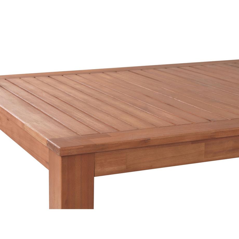 Beliani Tavolo con panca en Legno d'eucalipto Classico MONSANO  