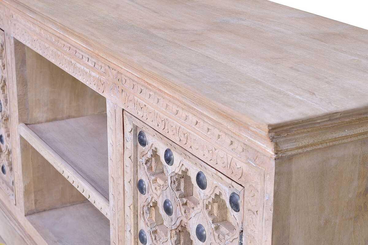 mutoni Meuble TV bas Bakhra Natural Mango  