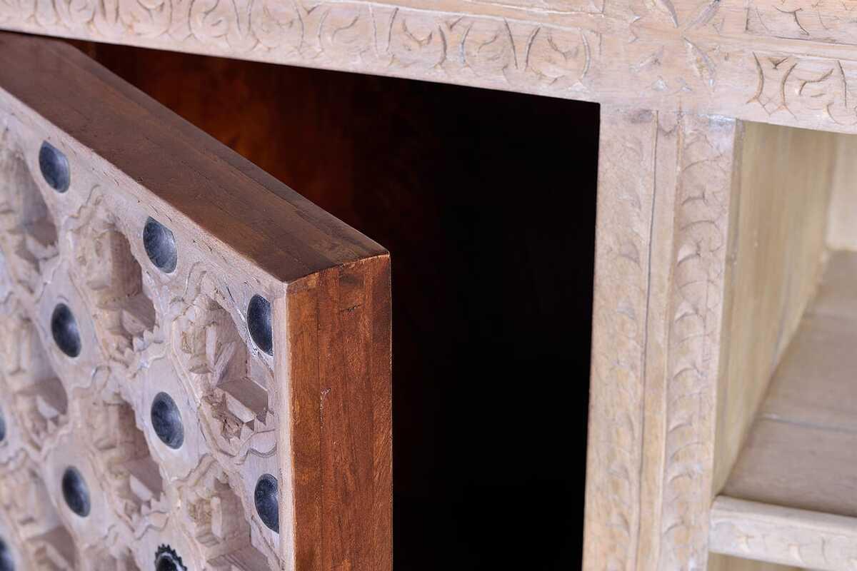 mutoni Meuble TV bas Bakhra Natural Mango  