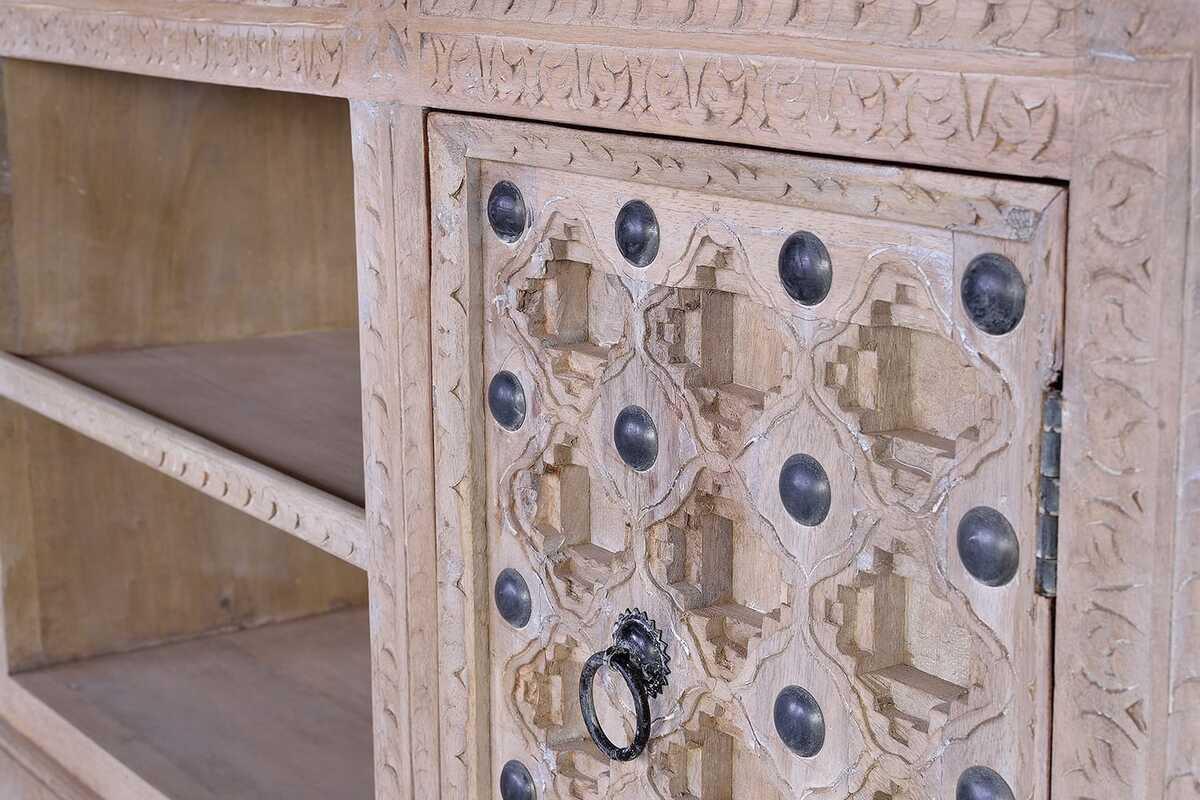 mutoni Meuble TV bas Bakhra Natural Mango  