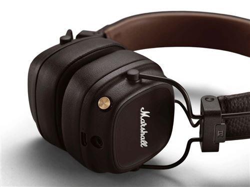 Marshall  Casque sans fil Bluetooth Major IV Marron Exclusivité 