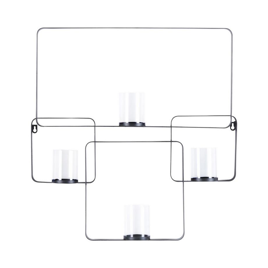 Beliani  Wandkerzenhalter aus Eisen  PALAWAN 