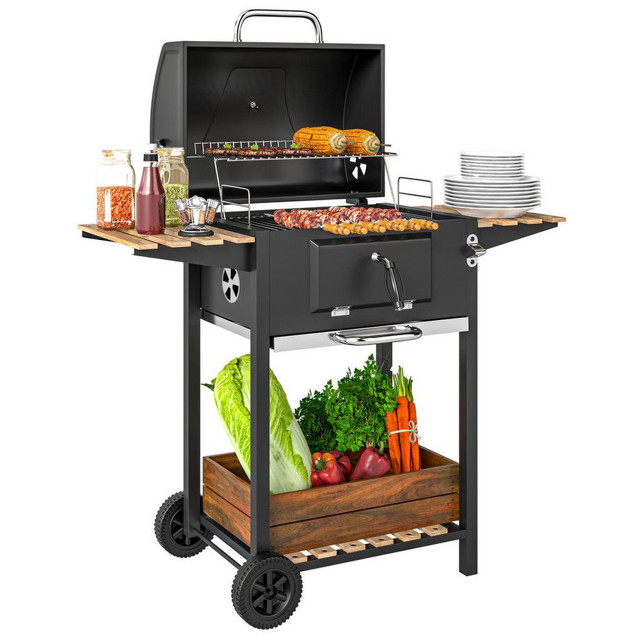 barbecue au charbon de bois