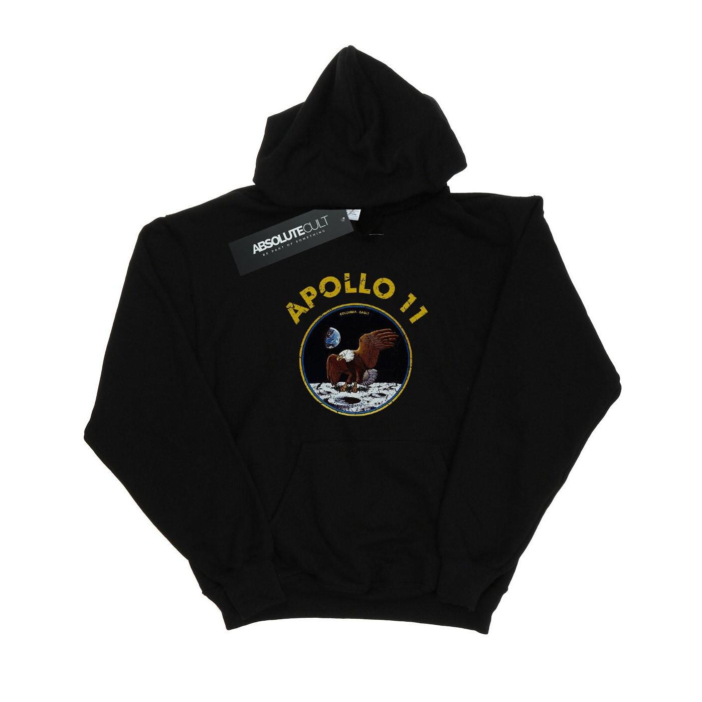 Image of Classic Apollo 11 Kapuzenpullover Mädchen Schwarz 116