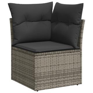 VidaXL set divano da giardino Polirattan  