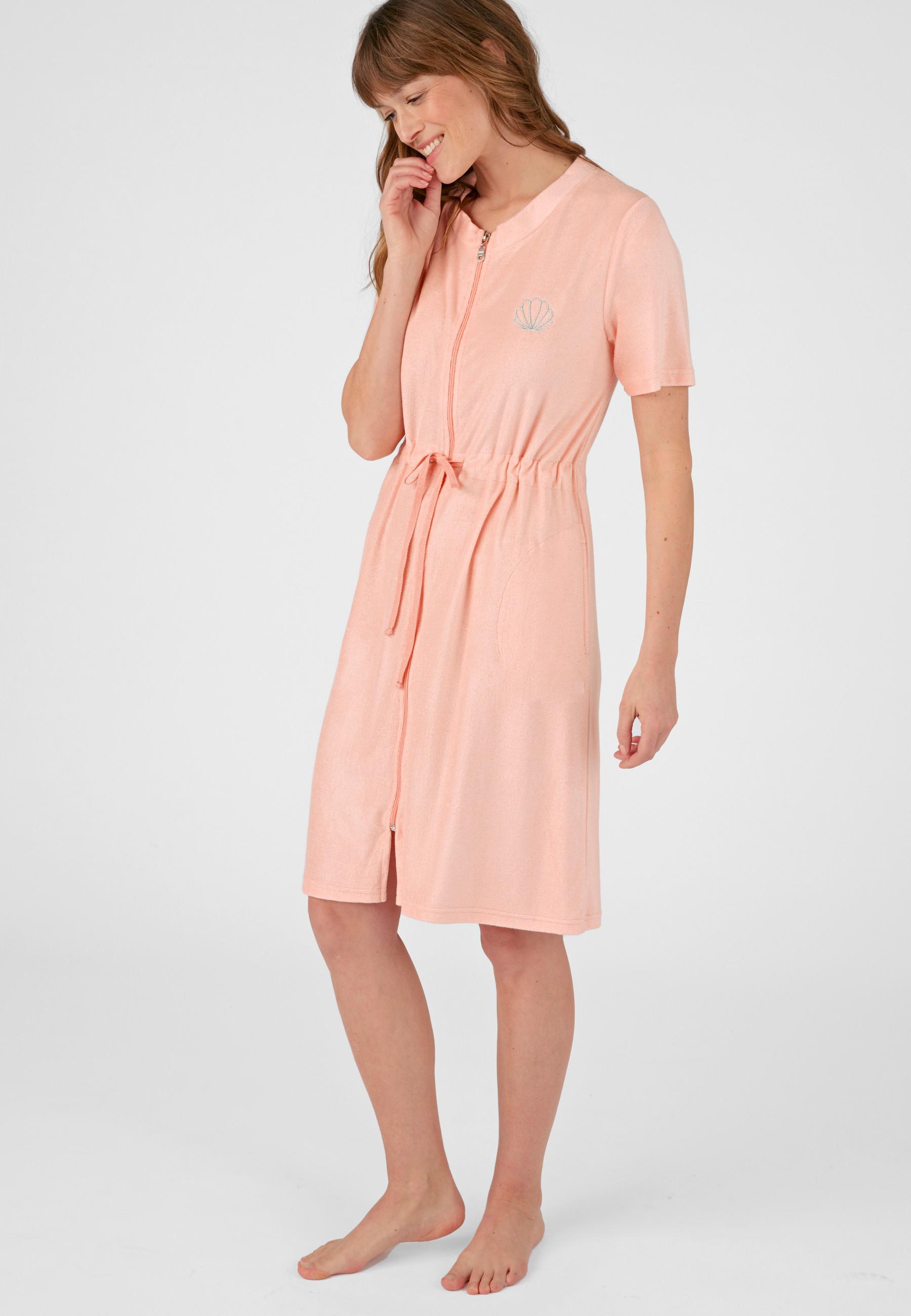 Image of Freizeitkleid Aus Frottee. Damen Rosa 42/44