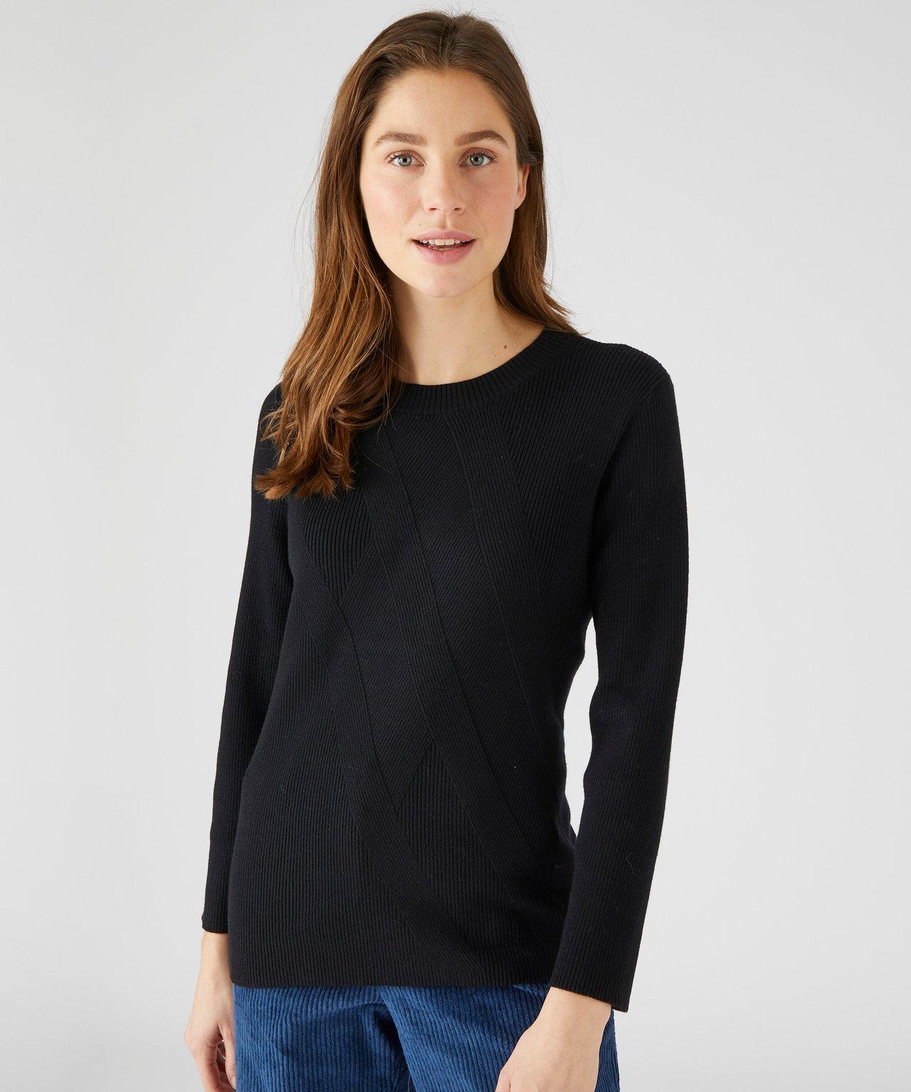 Damart  Pullover mit originellen Rippen 