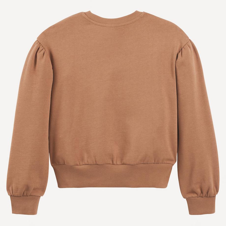 La Redoute Collections  Sweat col rond à message en molleton 