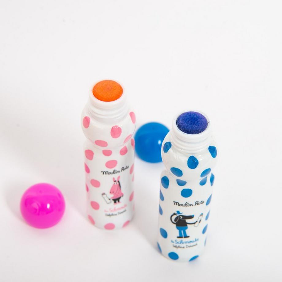 Moulin Roty  8 Stempel-Marker, Les Schmouks 