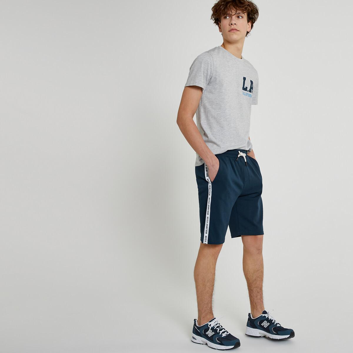 Image of Bermudas Mit Seitlichen Streifen Jungen Blau 12A