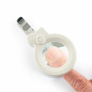 InnovaGoods Nagelknipser mit LED und Lupe  
