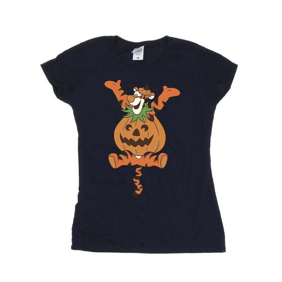 Winnie the Pooh Tigger Citrouille Halloween T-Shirt Coupe Cintrée  