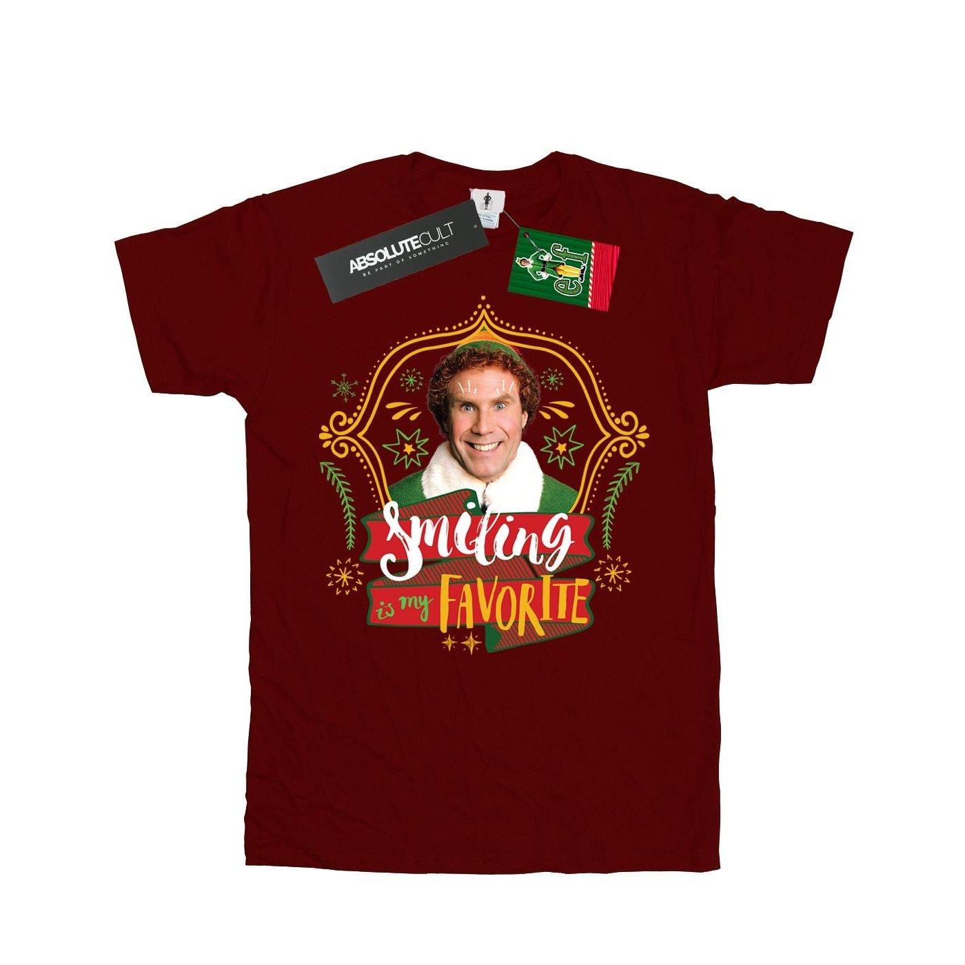 Image of Buddy Smiling Tshirt Mädchen Weinrot 140/146