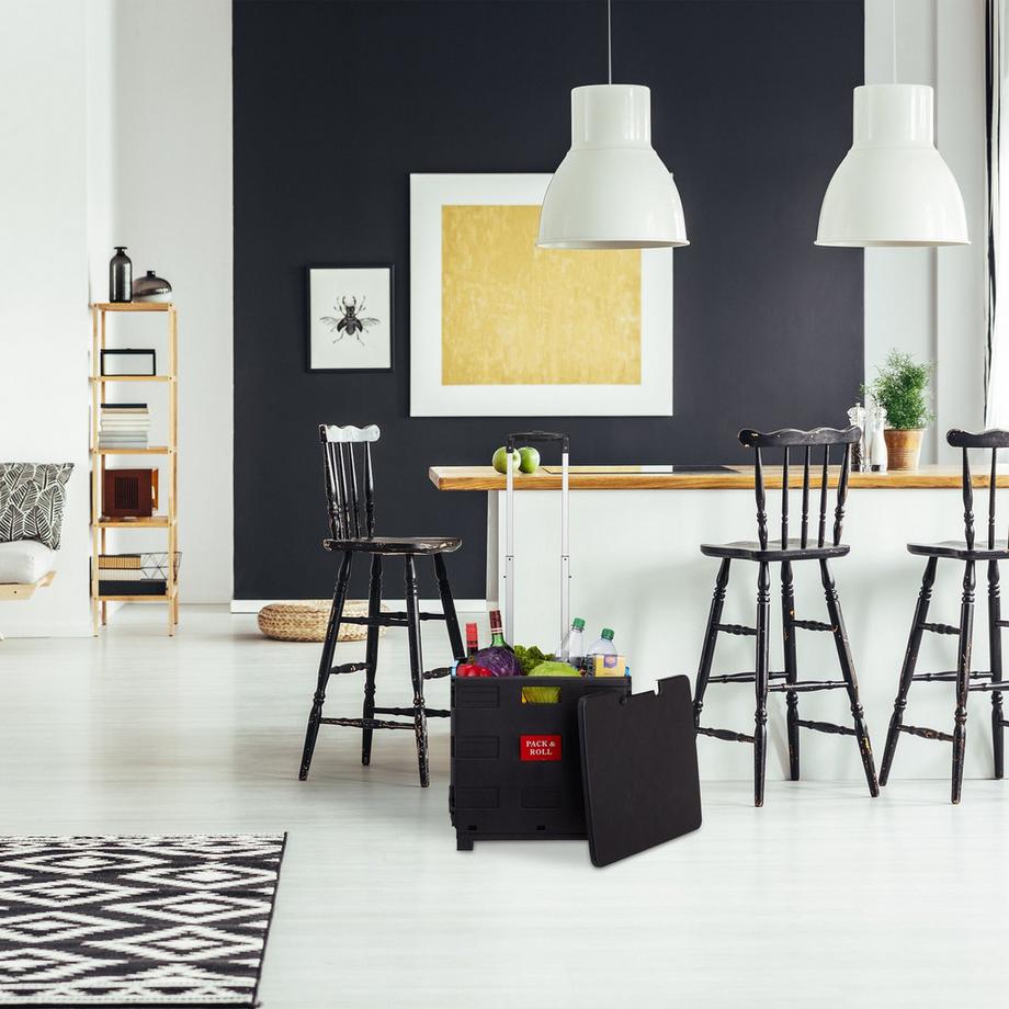 B2X Chariot de courses pliable  