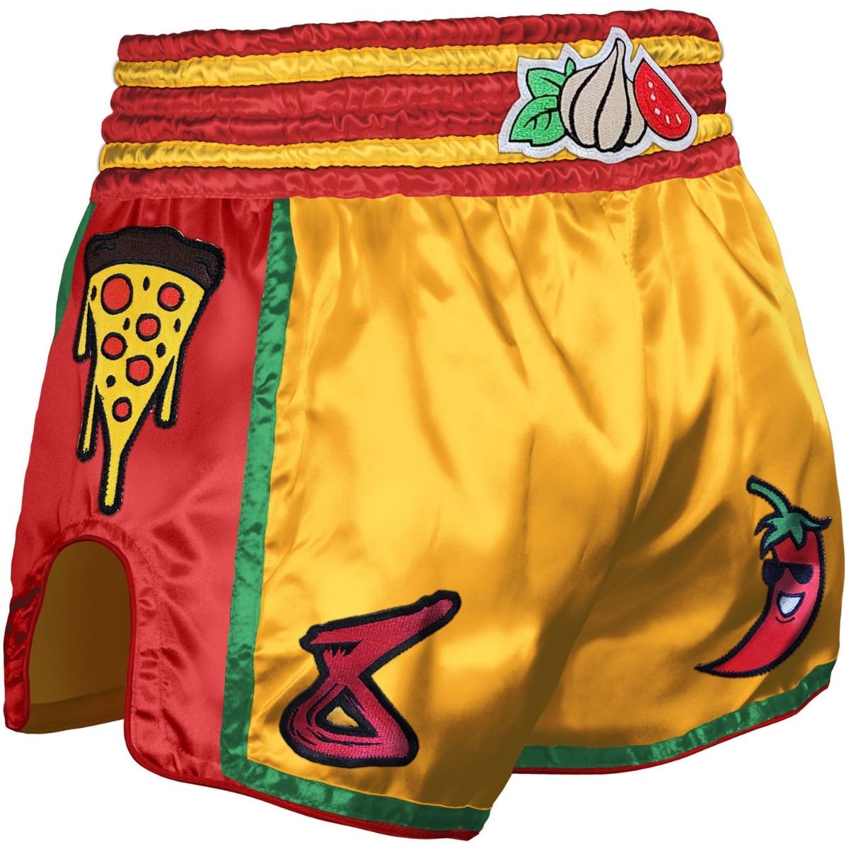 8WEAPONS  Muay Thai Shorts s - Muay Pizza XL 