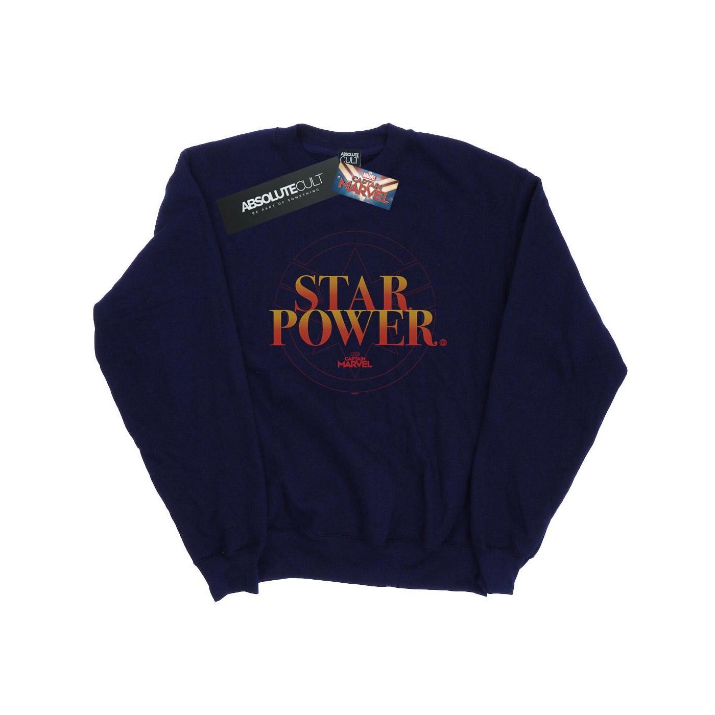 Image of Captain Star Power Sweatshirt Mädchen Marine 152-158