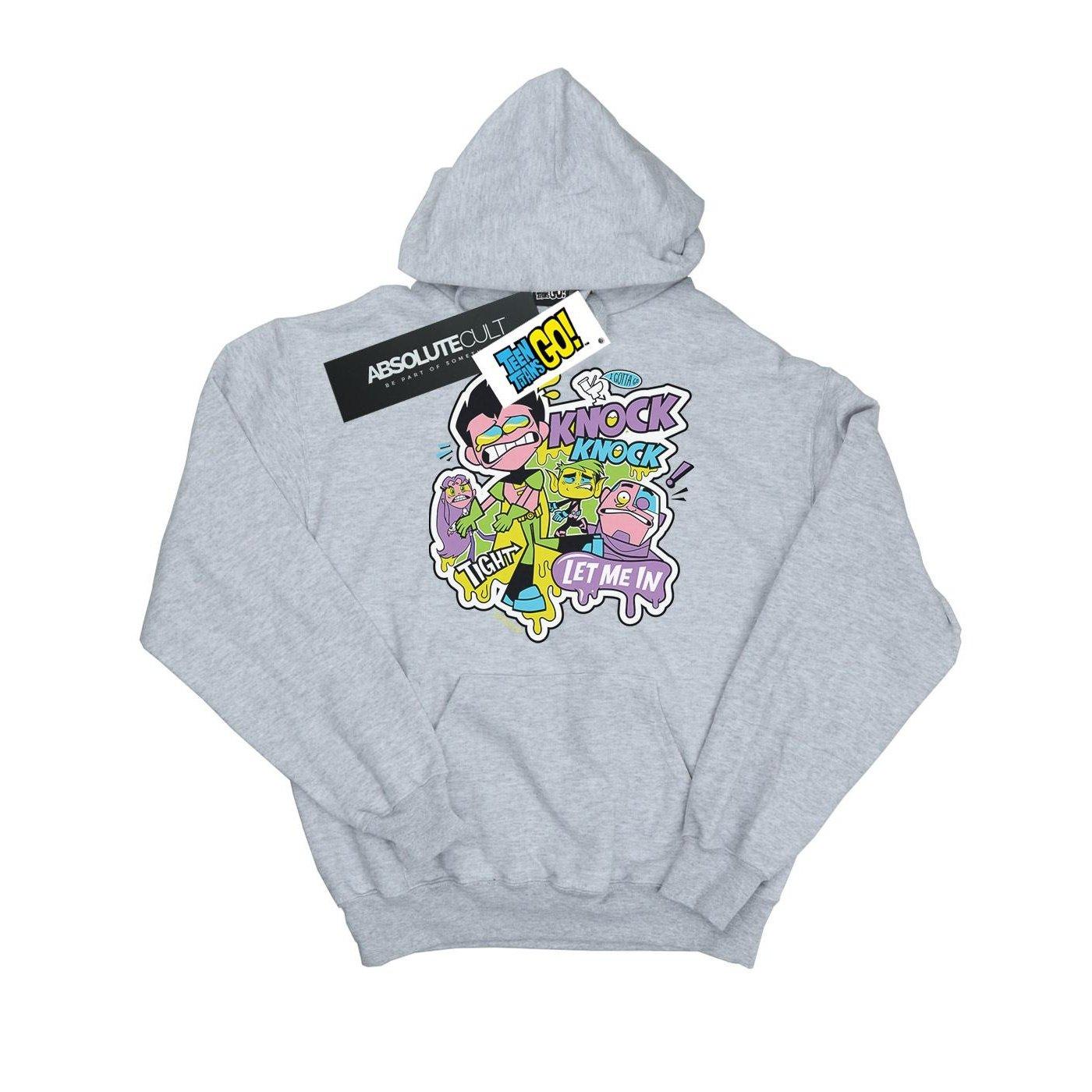 Image of Teen Titans Go Knock Knock Kapuzenpullover Mädchen Grau 152-158