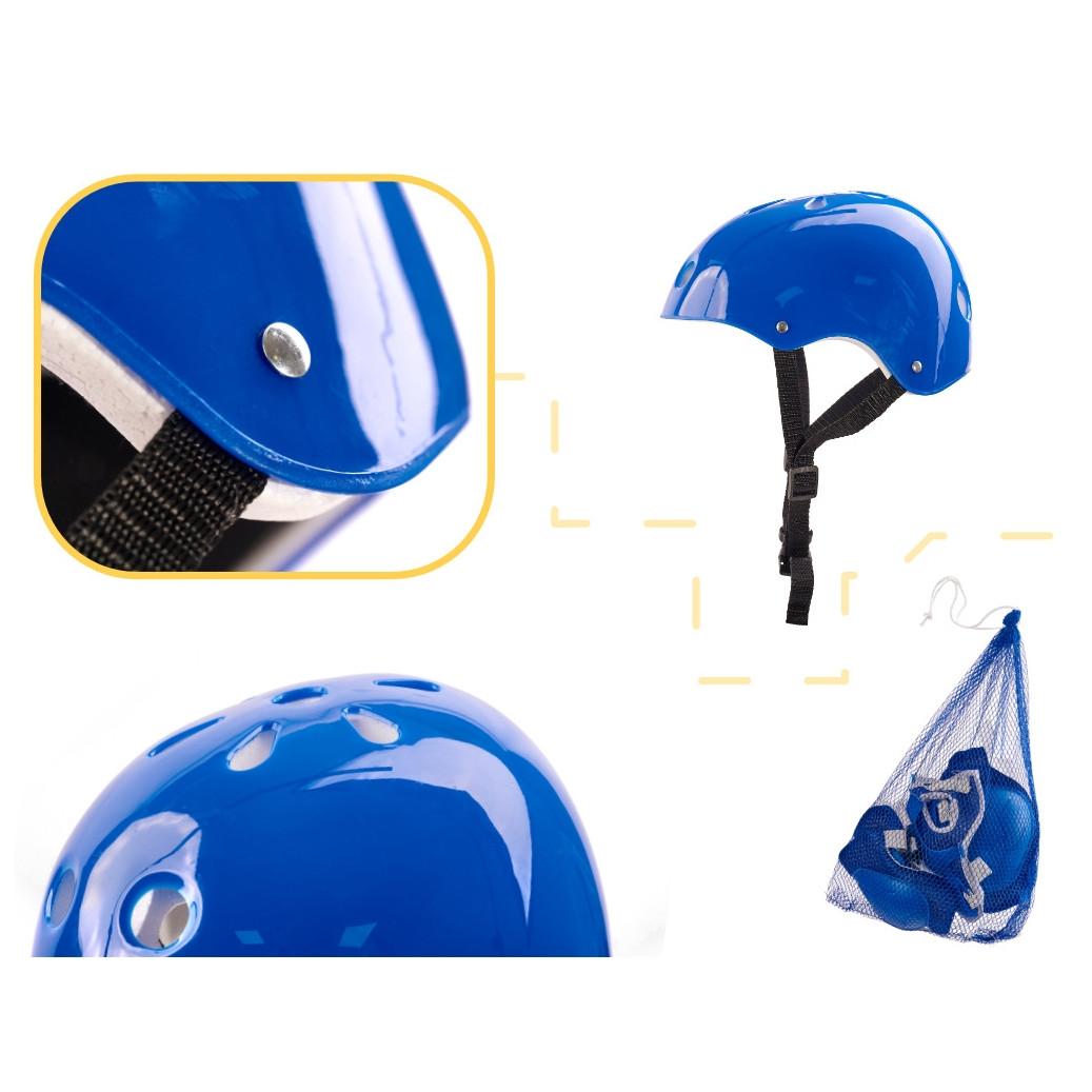 B2X  Kit casco e protezione per pattini a rotelle - Blu 