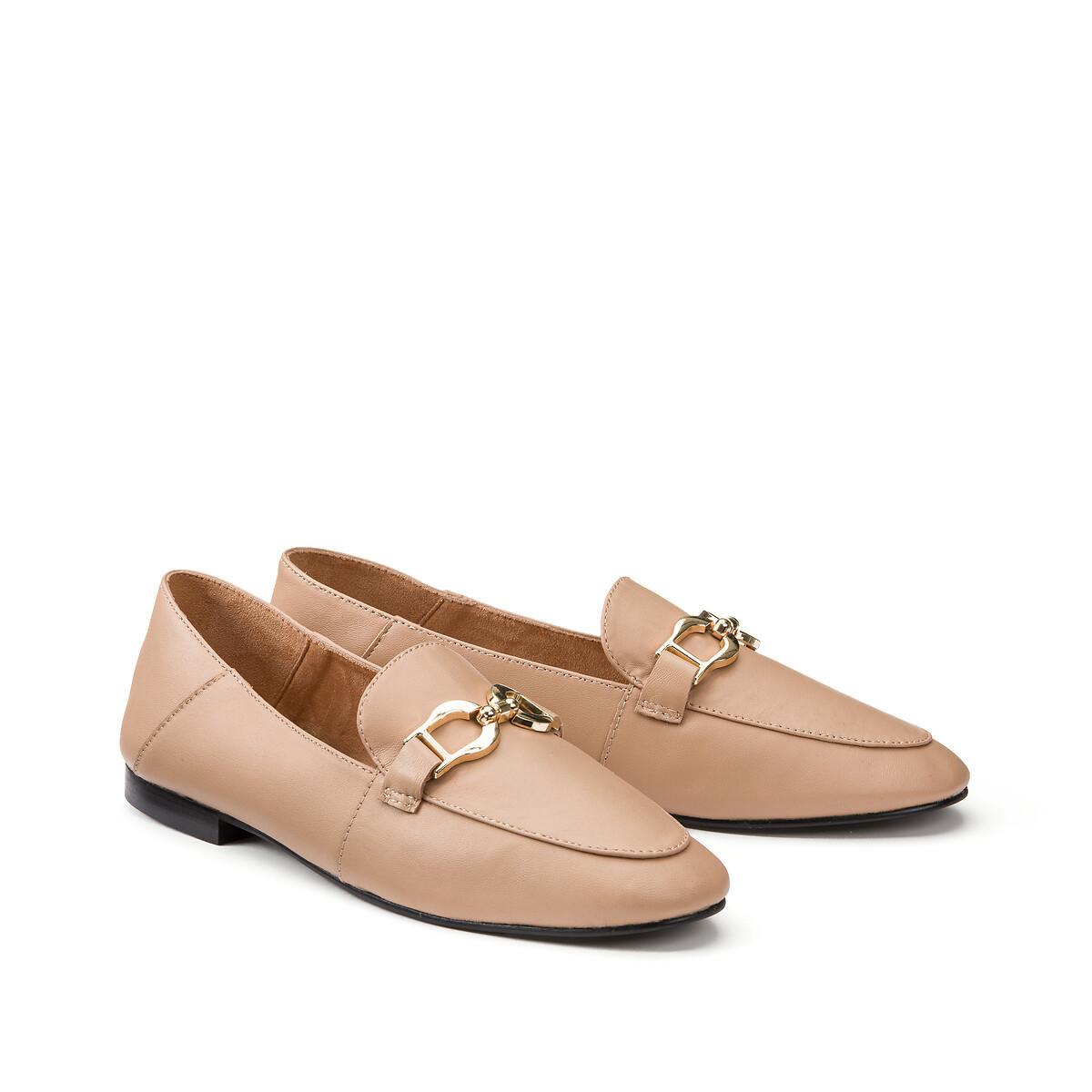 Image of Leder-loafer Mit Morsetti Damen Braun 42