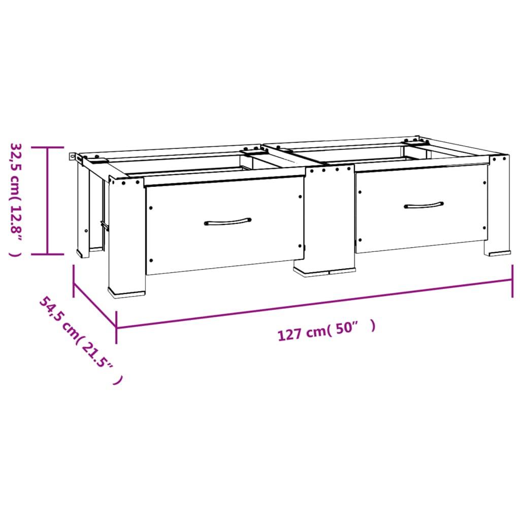 VidaXL Socle pour machine à laver  