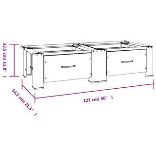 VidaXL Socle pour machine à laver  