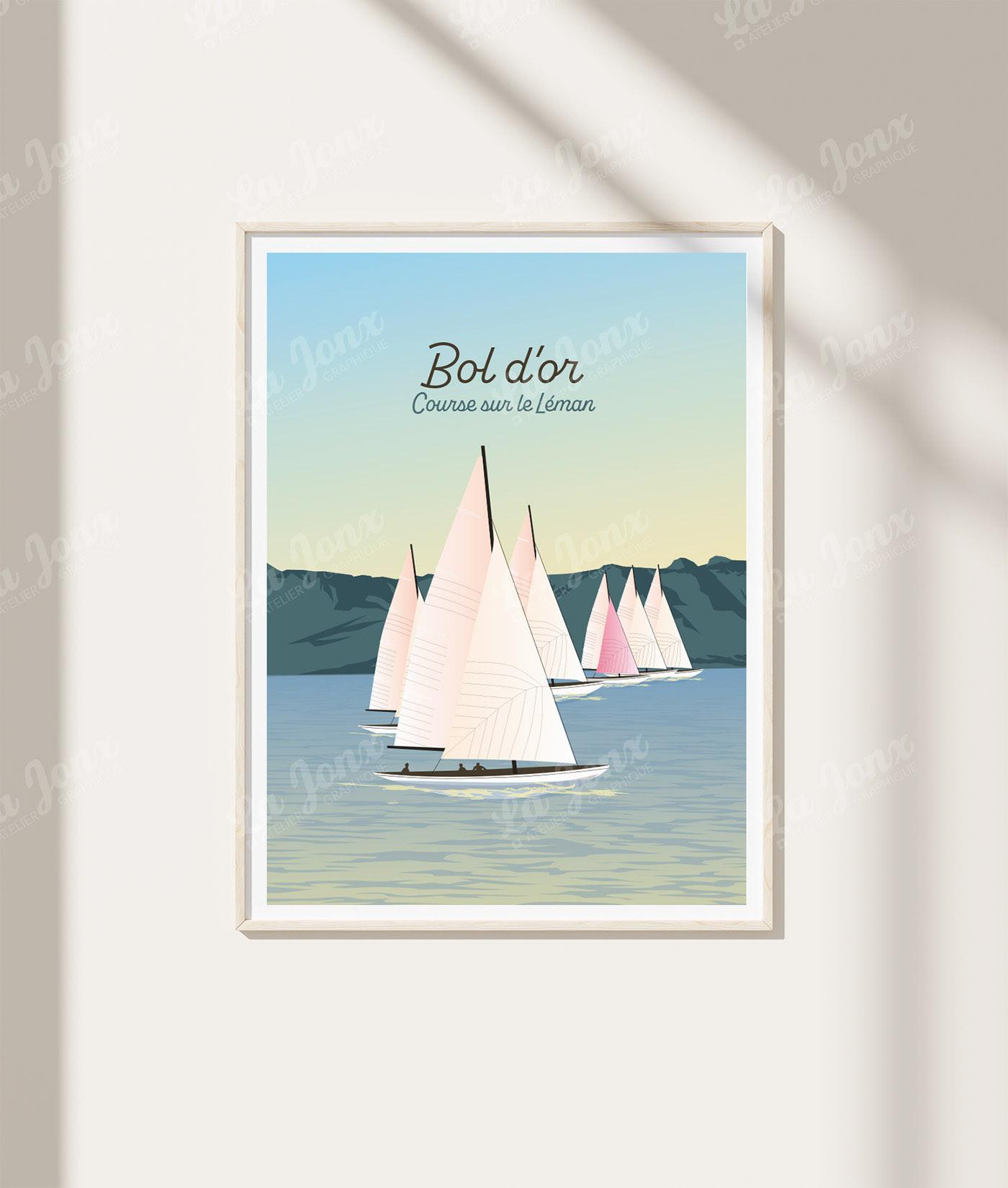 La-Jonx Bol d'or - Course sur le Léman - Poster  