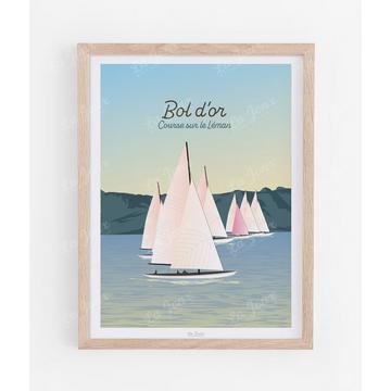 Bol d'or - Course sur le Léman - Poster