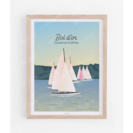 La-Jonx Bol d'or - Course sur le Léman - Poster  