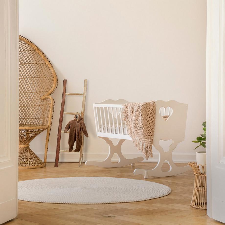 Northix  Échelle décorative de taille moyenne en bois de châtaignier 