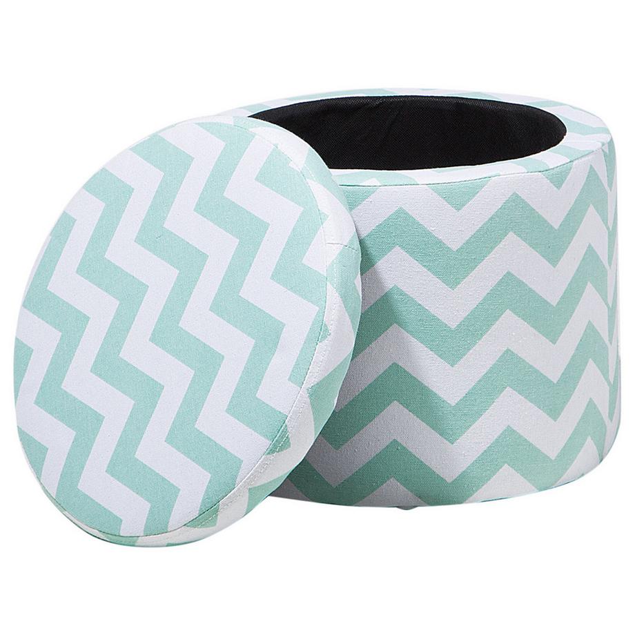 Beliani Pouf de rangement en Coton Rétro TUNICA  