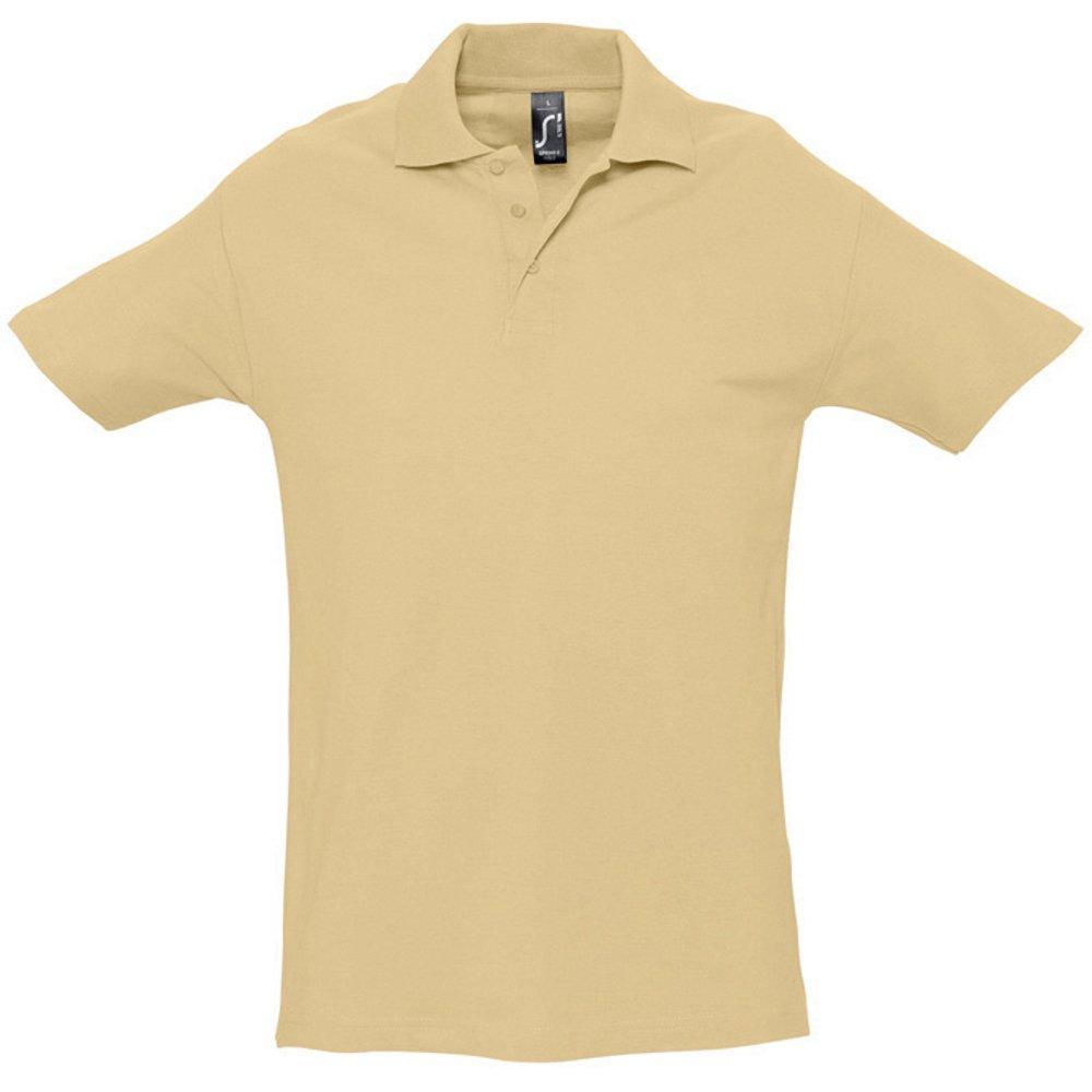 Image of Spring Ii Poloshirt, Kurzarm Herren Sand XXL
