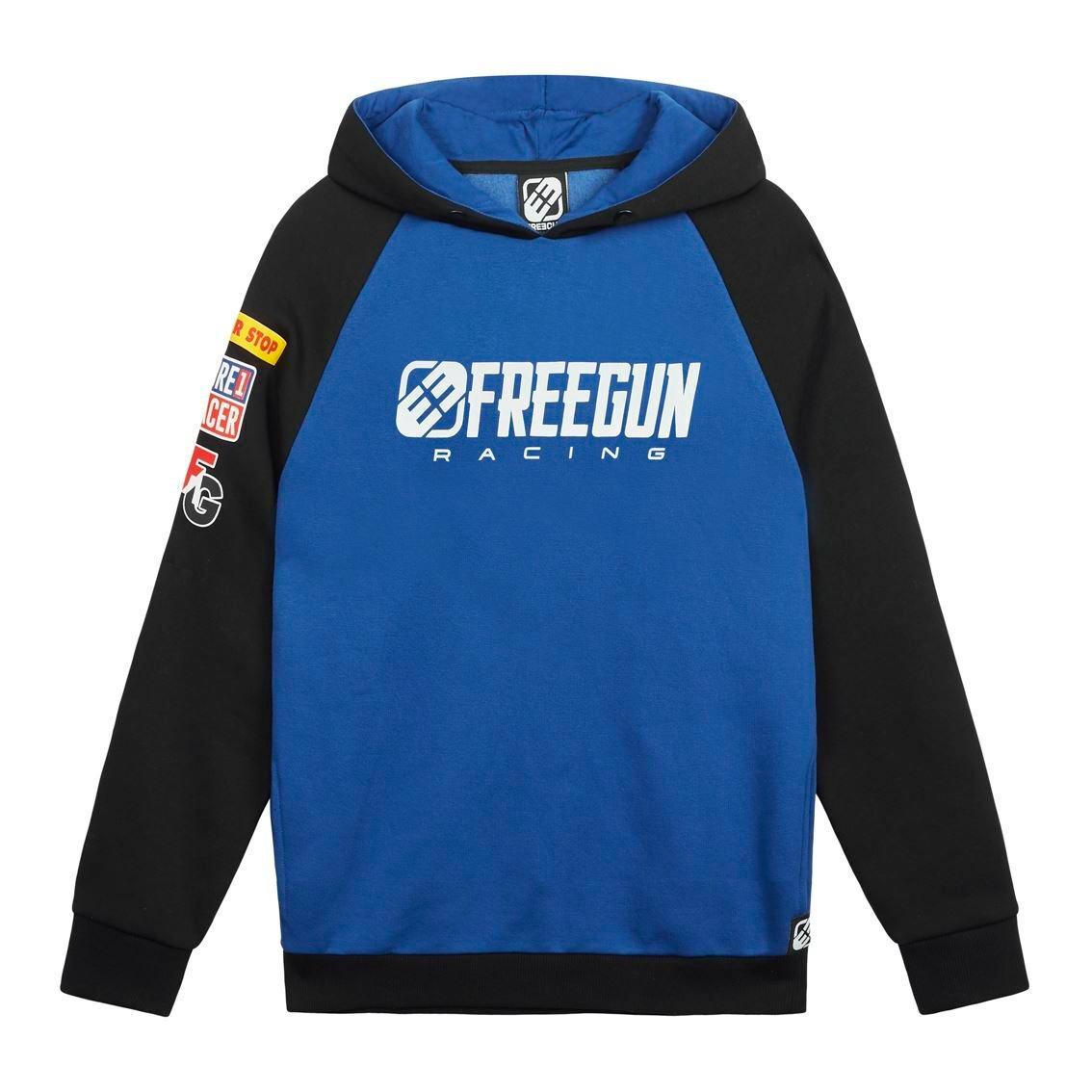 FREEGUN  felpa con cappuccio per bambini racing 