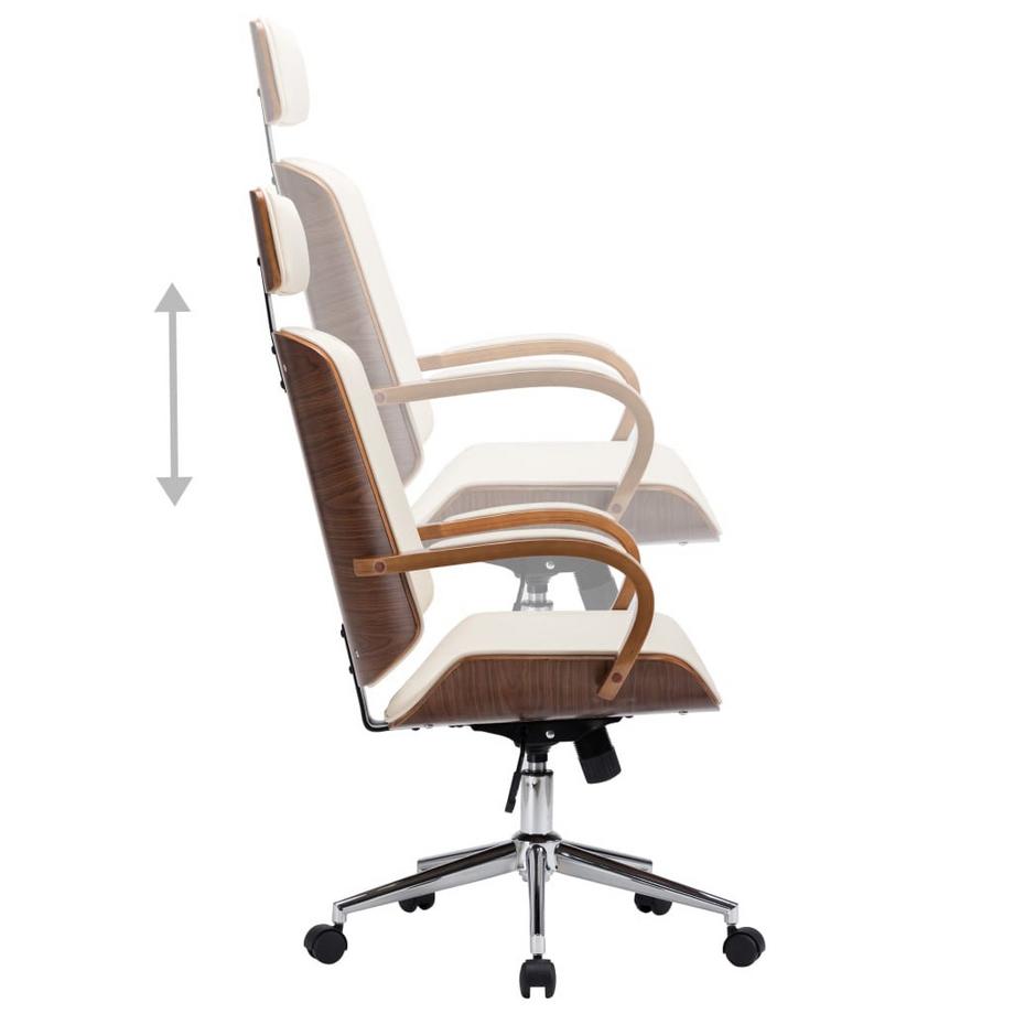 VidaXL Chaise de bureau cuir artificiel  