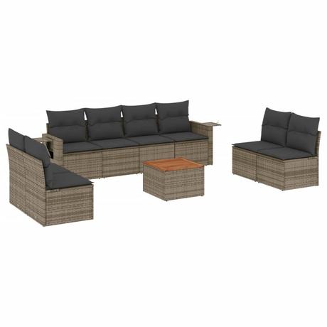 VidaXL Garten sofagarnitur poly-rattan  