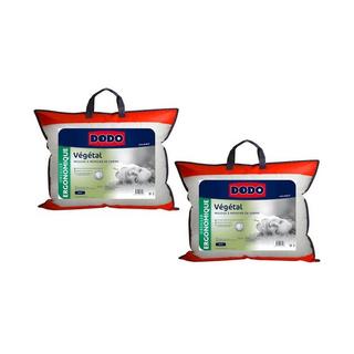 DODO VEGETAL Ergonomisches Visco Kopfkissen 2er Set  