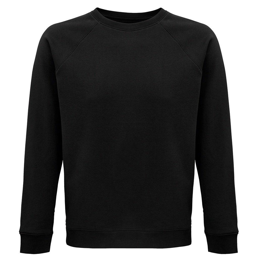 Image of Space Sweatshirt Aus Biologischem Anbau Raglanärmel Damen Schwarz S