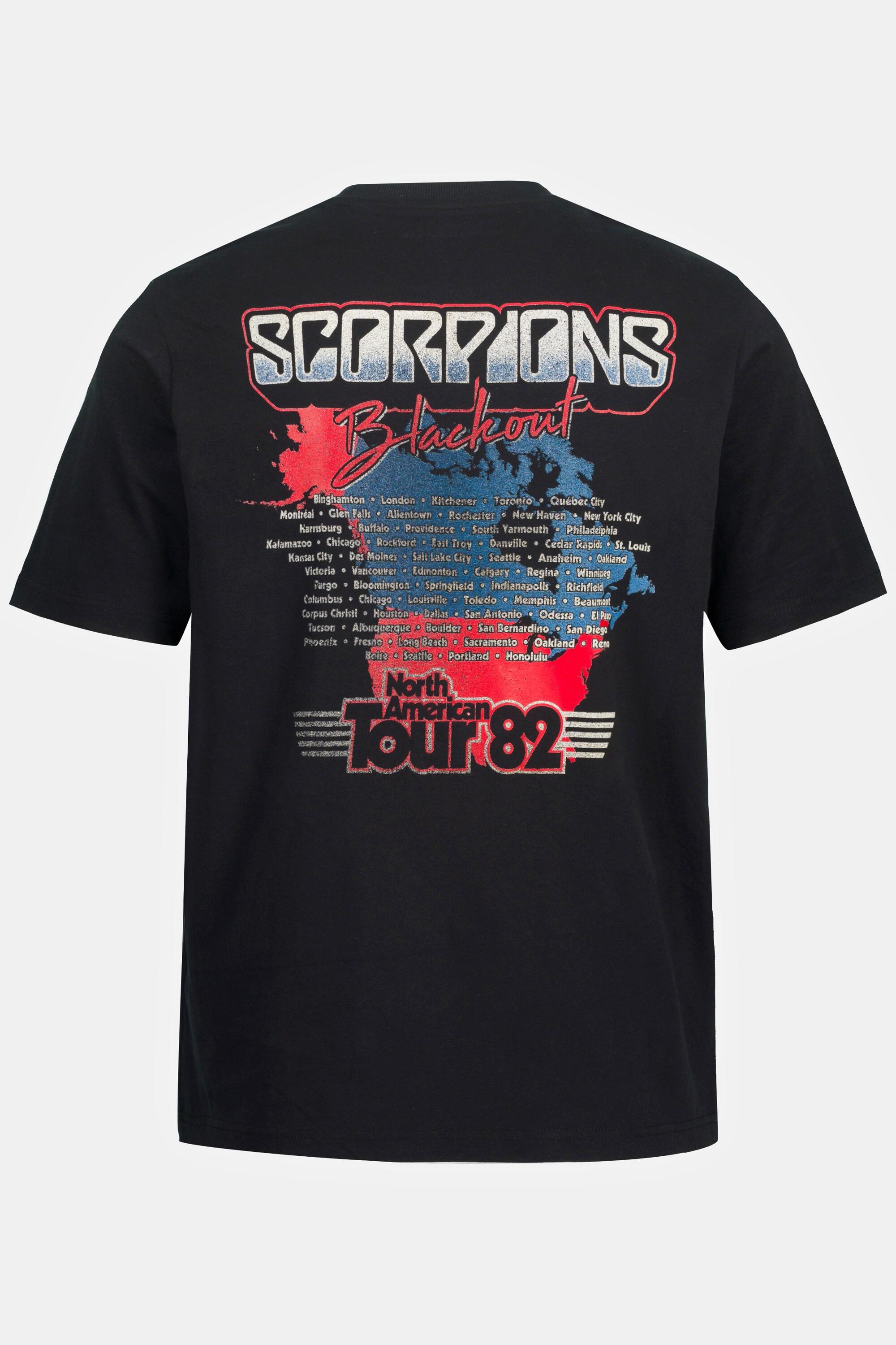 JP1880  T-shirt a mezze maniche dedicata alla band Scorpions 