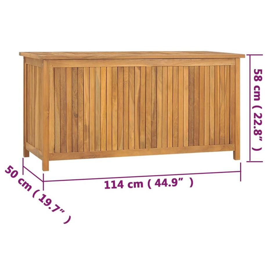 VidaXL Gartenbox teak  