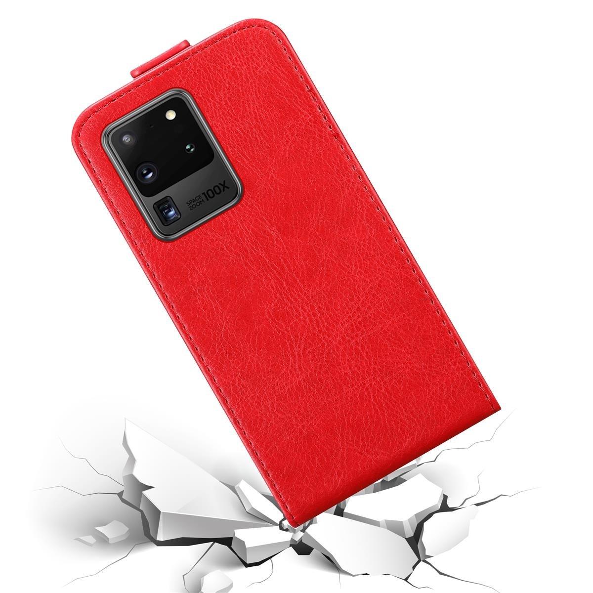 Cadorabo  Housse compatible avec Samsung Galaxy S20 ULTRA - Coque de protection au design flip avec fermeture magnétique 