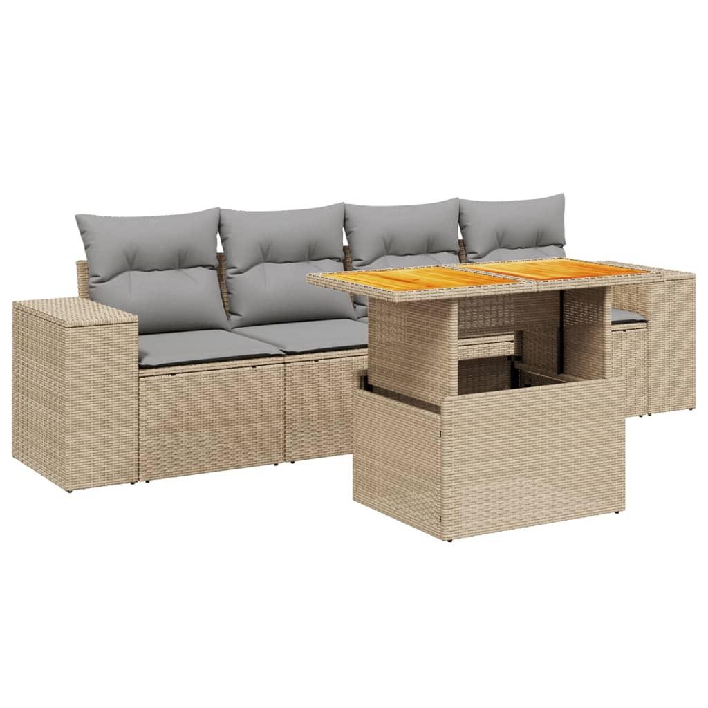 VidaXL Garten sofagarnitur poly-rattan  