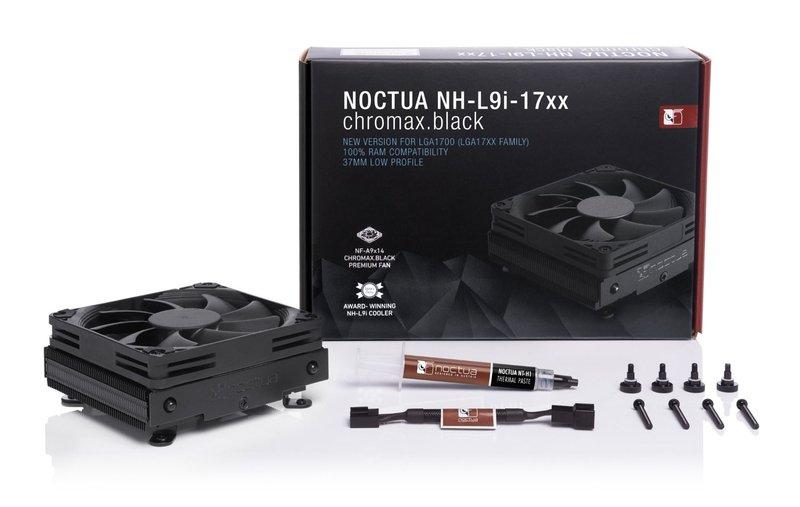 Noctua  NH-L9I-17XX CH.BK sistema di raffreddamento per computer Processore Ventilatore 9,2 cm Nero 