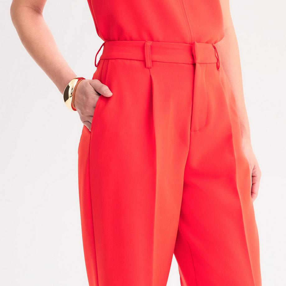La Redoute Collections Pantalon loose taille haute  