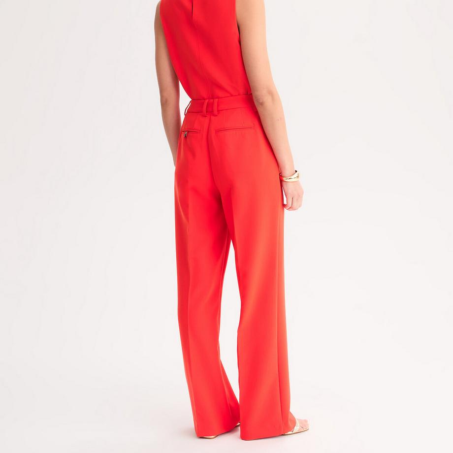 La Redoute Collections Pantalon loose taille haute  