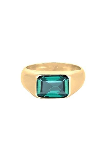 Elli  Ring Siegelring Edelstein Trend Statement 