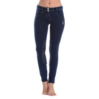 FREDDY WR.UP Pantalon d'équitation Skinny Taille Basse Denim Stretch Imprimé Grip  